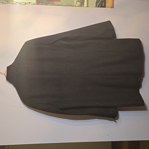 Club Monaco Men Loukas Herringbone Funnel Neck Wool Coat Medium NWOT - Picture 9 of 17